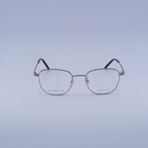 Tommy Hilfiger TH 1931/F 0AOZ 00 Eyeglasses Matte Gold 52mm Square Frame - Picture 3 of 10